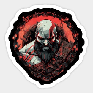 kratos Sticker